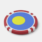 Palau-vlag Poker Chips (Enkel)