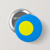 Palau vlag ronde button 5,7 cm (Voorkant /achterkant)