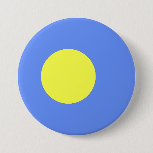Palau-vlag Ronde Button 7,6 Cm (Voorkant)