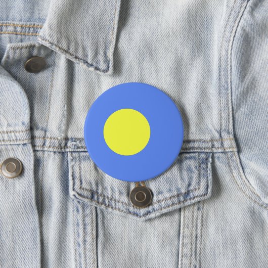 Palau-vlag Ronde Button 7,6 Cm (In situ)