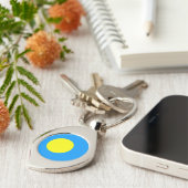 Palau-vlag Sleutelhanger (Zijkant)