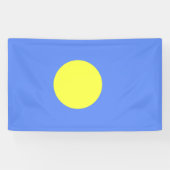 Palau-vlag Spandoek (Horizontaal)
