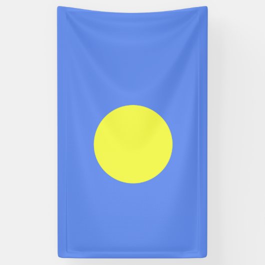 Palau-vlag Spandoek (Verticaal)