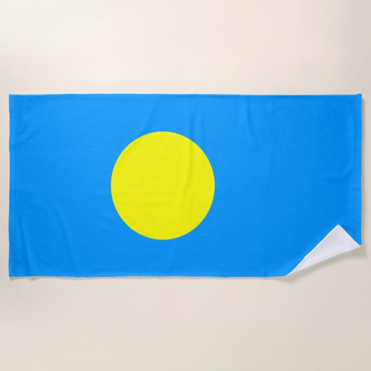 Palau vlag strandlaken (Voorkant)