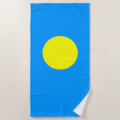Palau vlag strandlaken (Voorkant)