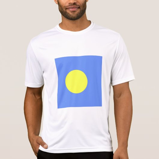 Palau-vlag T-shirt (Voorkant)