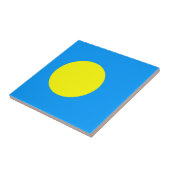 Palau vlag tegeltje (Zijkant)