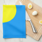 Palau vlag theedoek (Quarter Fold)