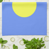 Palau-vlag Theedoek (Gevouwen)