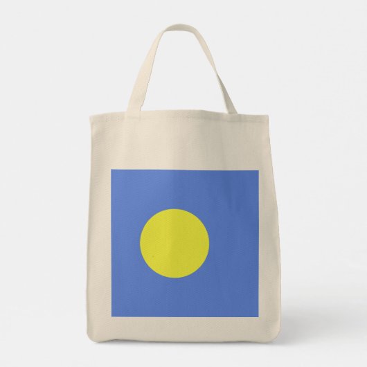 Palau-vlag Tote Bag (Achterkant)