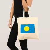 Palau vlag tote bag (Voorkant (product))