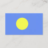 Palau-vlag Visitekaartje (Voorkant)
