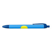 Palau vlag zwarte inkt pen (Bovenkant)
