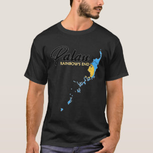 Palau Vlaggenkaart van Palau T-shirt
