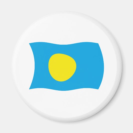 Palau Vlagmagneet Magneet (Voorkant)