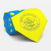 Palauan Flag & Seal, vlag van Palau Stropdas (Opgerold)