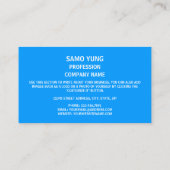 Palauan Flag & Seal, vlag van Palau Visitekaartje (Achterkant)