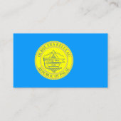 Palauan Flag & Seal, vlag van Palau Visitekaartje (Voorkant)