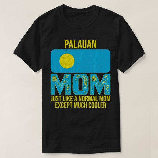  Palauan Mam Palau vlag voor Moederdag T-shirt (Design voorkant)