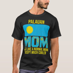  Palauan Mam Palau vlag voor Moederdag T-shirt