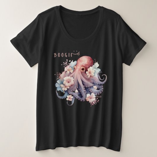 Palauan Octopus (Bukitang) Basic Plus T-shirt (Design voorkant)