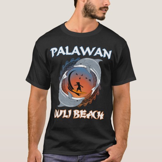 Palawan Duli Beach Filippijnen T-shirt (Voorkant)