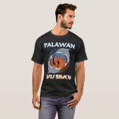 Palawan Duli Beach Filippijnen T-shirt (Voorkant volledig)