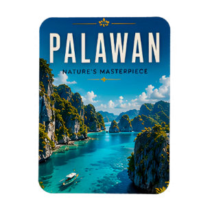 🏝️ Palawan Filipijnen Lagune Huisdecoratie 🌊 Magneet