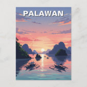 Palawan Filipijnen Reizen Briefkaart (Voorkant)