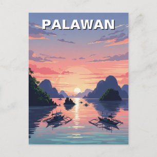 Palawan Filipijnen Reizen Briefkaart