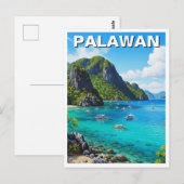Palawan Filipijnen Reizen Briefkaart (Voorkant / Achterkant)