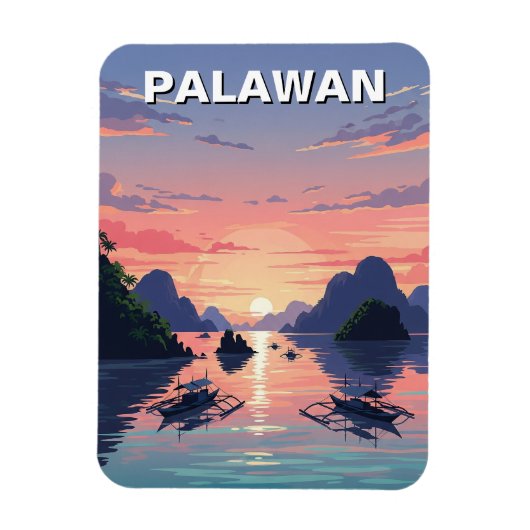 Palawan Filipijnen Reizen Magneet (Verticaal)