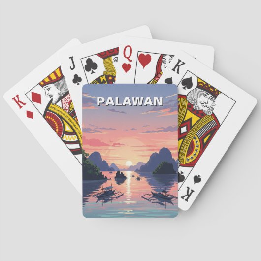 Palawan Filipijnen Reizen Pokerkaarten (Achterkant)