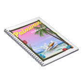 Palawan Filipijnen vluchtposter Notitieboek (Rechterzijde)