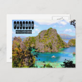 Palawan Island in de Filipijnen Briefkaart (Voorkant / Achterkant)