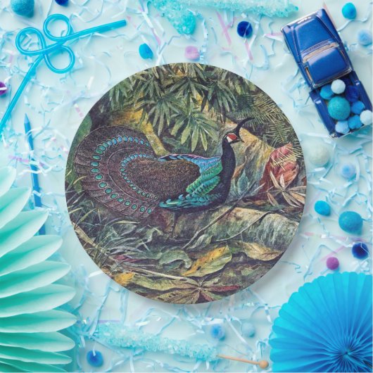 Palawan Peacock Pheasant Bird Paper Bord (Feest)