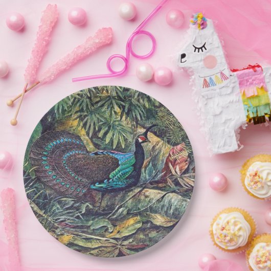 Palawan Peacock Pheasant Bird Paper Bord (Feest)