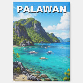 Palawan Philippines Travel Magneet (Voorkant)