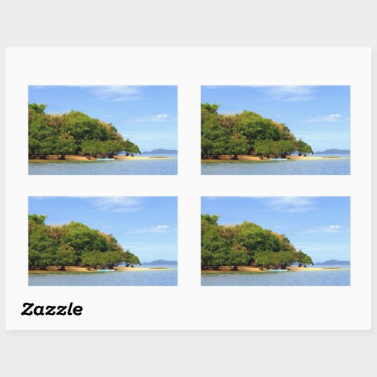 Palawan Rechthoekige Sticker (Vel)