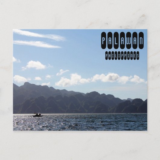 Palawan Trip op Filipijnen Briefkaart (Voorkant)
