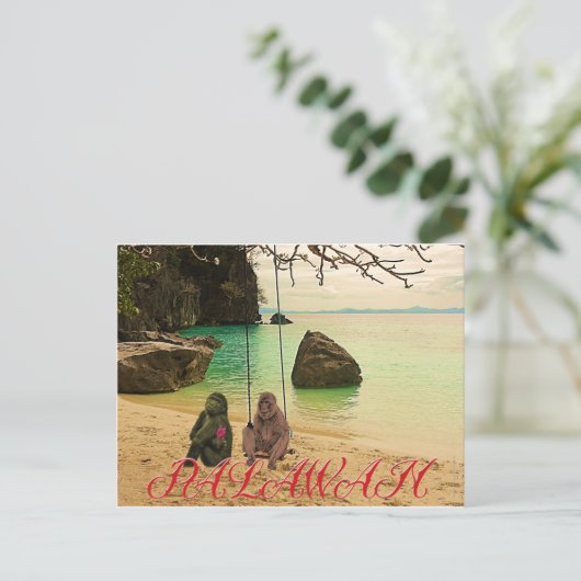 Palawan's beste liefdesverhaal briefkaart (Staand voorkant)