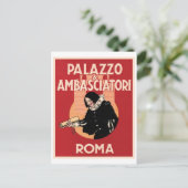 Palazzo& Ambasciatori Roma Briefkaart (Staand voorkant)