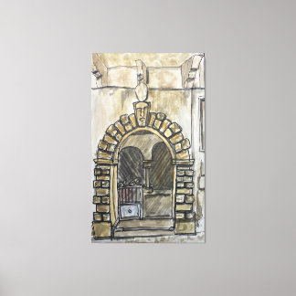 Palazzo Barberi, Montauro, Italy Canvas Afdruk