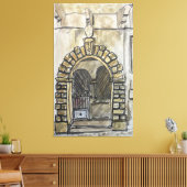 Palazzo Barberi, Montauro, Italy Canvas Afdruk (Insitu (Woonkamer))