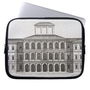 Palazzo Barberini op de Quirinale, afgewerkt op 16 Laptop Sleeve