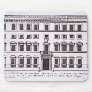 Palazzo Chigi, Piazza Colonna, Rome, uit 'Palazzi' Muismat