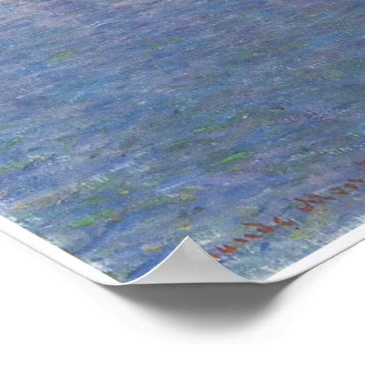 Palazzo Contarini, Venetië, Claude Monet Poster (Hoek)