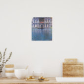 Palazzo Contarini, Venetië, Claude Monet Poster (Keuken)