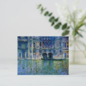 Palazzo da Mula bij Venetië door Claude Monet Briefkaart (Staand voorkant)