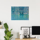 Palazzo da Mula, Venetië - Claude Monet Fine Art Poster (Thuiskantoor)